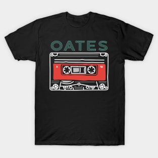 Thanksgiving Oates Name Vintage Styles Camping 70s 80s 90s T-Shirt